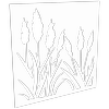 ProtectorAl 300 - 1200 x 300 - 1200mm Satin White / Gloss White Bullrush Unframed Composite Deco Panel