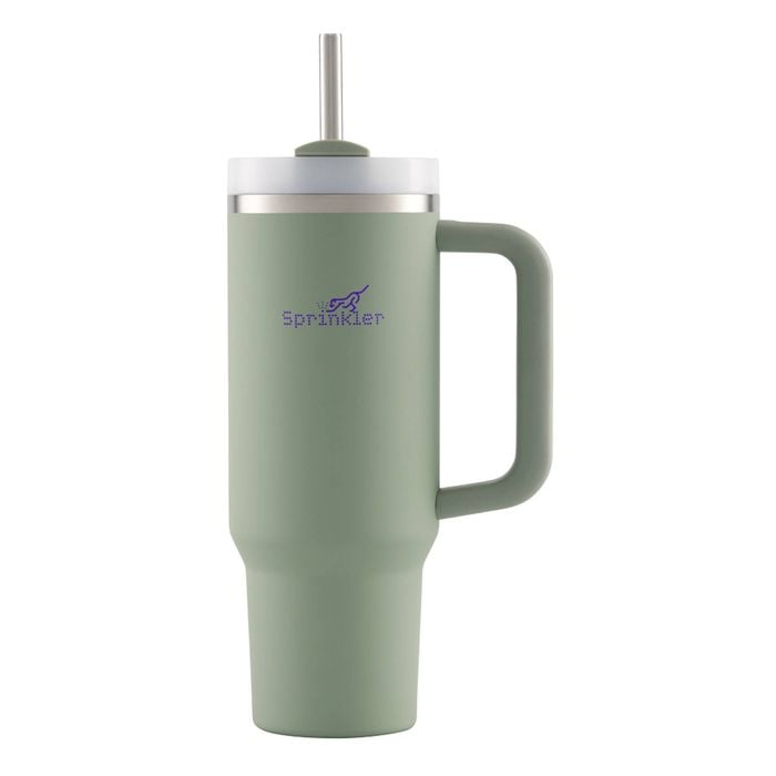 Sprinkler Sunny Insulated Stainless Steel Water Tumbler Flask Lid 1l Agave