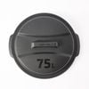 Ezy Storage 75L Matt Black Outdoor Bin