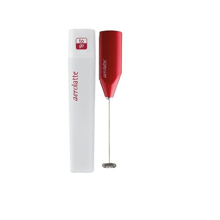 Aerolatte To Go Milk Frother RED With Case