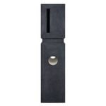 Elite Letterboxes Vermont Charcoal Pillar Letterbox
