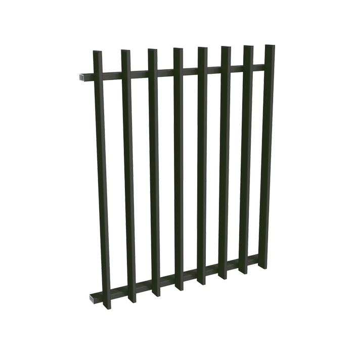 ProtectorAl 350 - 900 x 1050mm Woodland Grey Aluminium Radiator Balustrade Panel