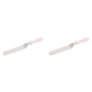 2PK Wiltshire Comfort Grip Angled Stainless Steel Palette Knife