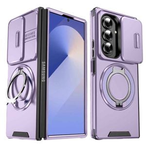 Soka Smooth Armor With Stand Case (suits Galaxy Z Fold 7) - Purple