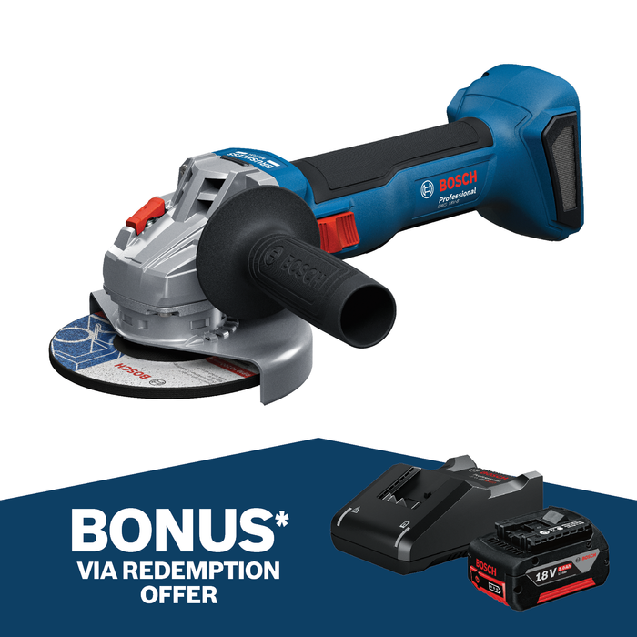 Bosch 18V Professional 125mm Angle Grinder GWS 18V-8 - Skin Only