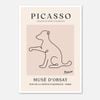 Galrie Elegant Minimalist Picasso Animal Series Drawing Art Print for Home Decor, Poster Only, A2 42 x 60cm (16 x 24inch)