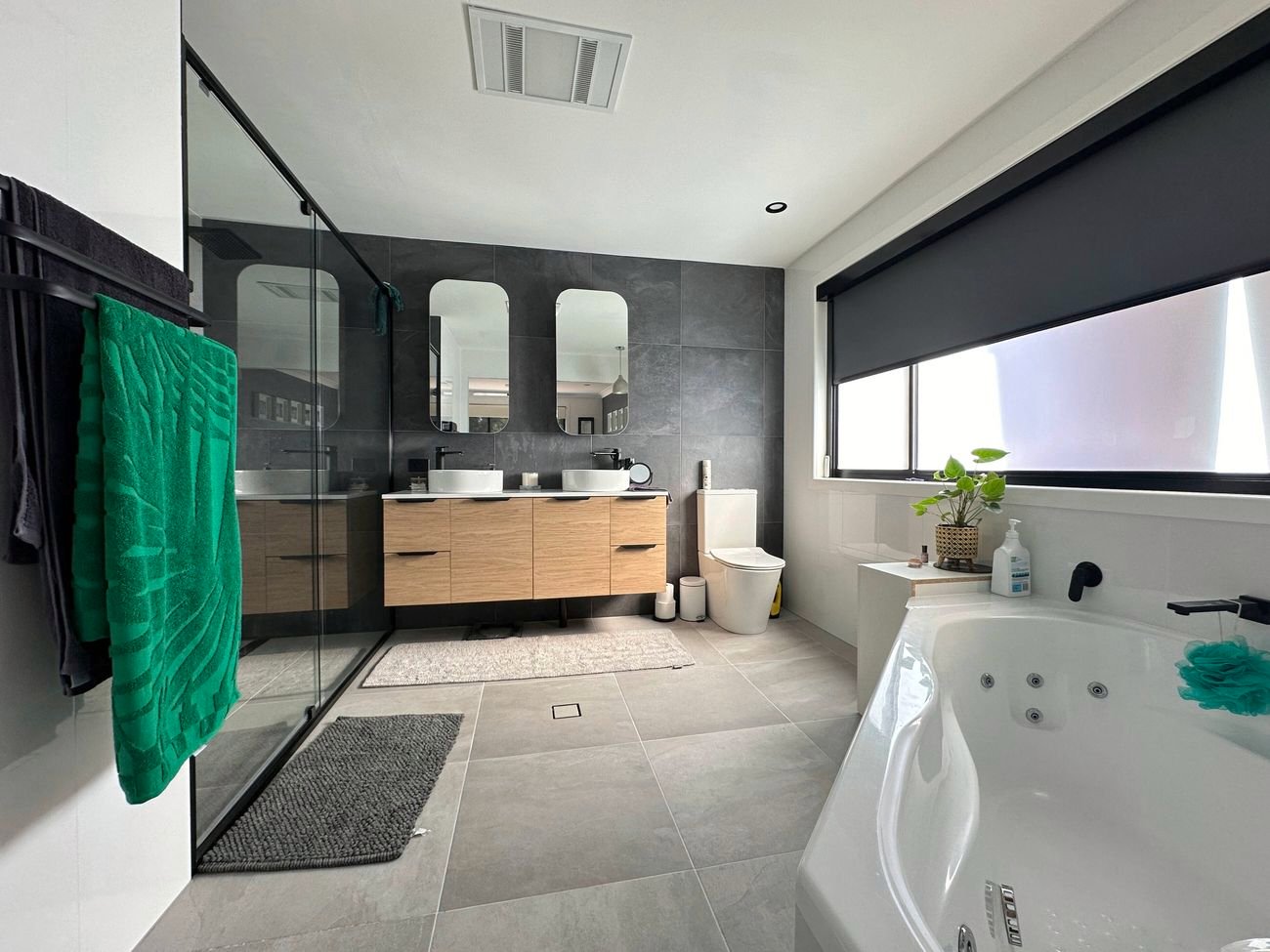 D.I.Y. - Step 4 - Turning a dated, dysfunctional bathroom into a cool, contemporary ensuite