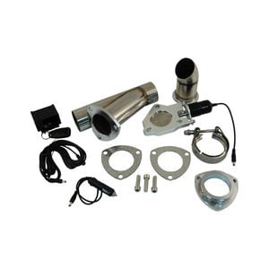 Stainless Steel 3" Electric Exhaust Cut-Out Kit with Remote Chev Ford Holden