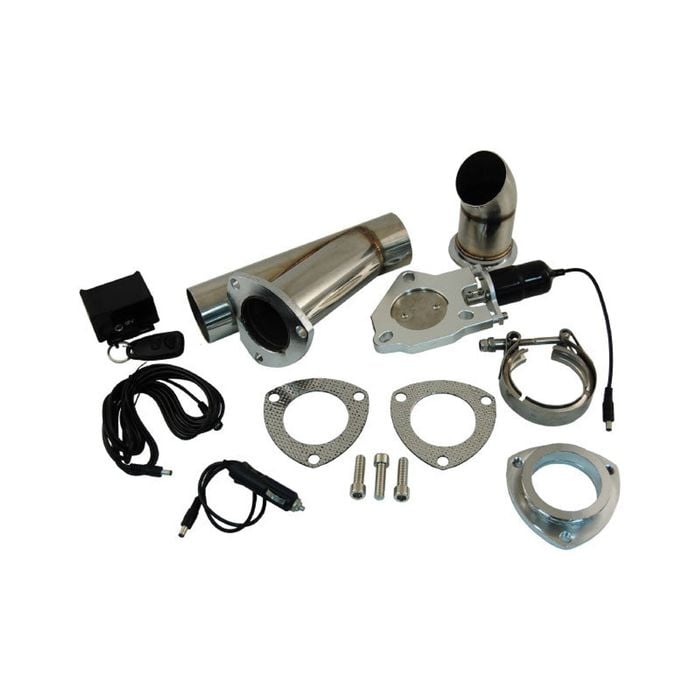 Stainless Steel 3" Electric Exhaust Cut-Out Kit with Remote Chev Ford Holden