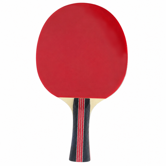 TOPONE Table Tennis Paddle Set 2 Bats/3 Balls, Premium Rubber Grip & High-Speed Performance