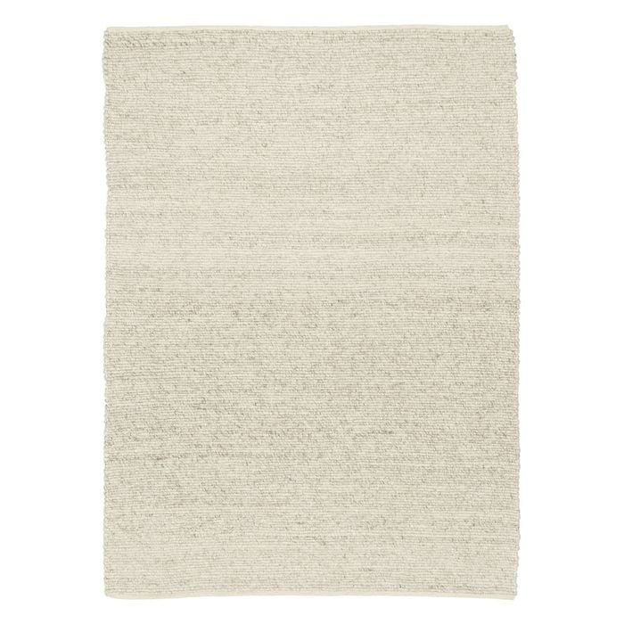Loopsie-230cm X 160cm-denver Cream Neutral Marbled Wool Rug