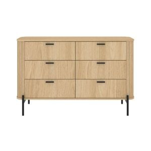 Cosmoliving 6 Drawer Chest of Drawers Lowboy Dresser