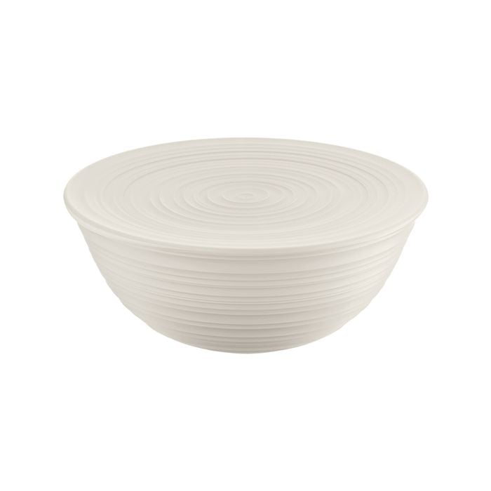 Guzzini Earth Tierra 5L/30cm Bowl w/ Lid XL - Milk White