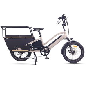 NCM CG7 Step Thru Cargo E-Bike, 250W, 48V 19Ah 912Wh Battery, Hydraulic Brakes [Sand 20"]