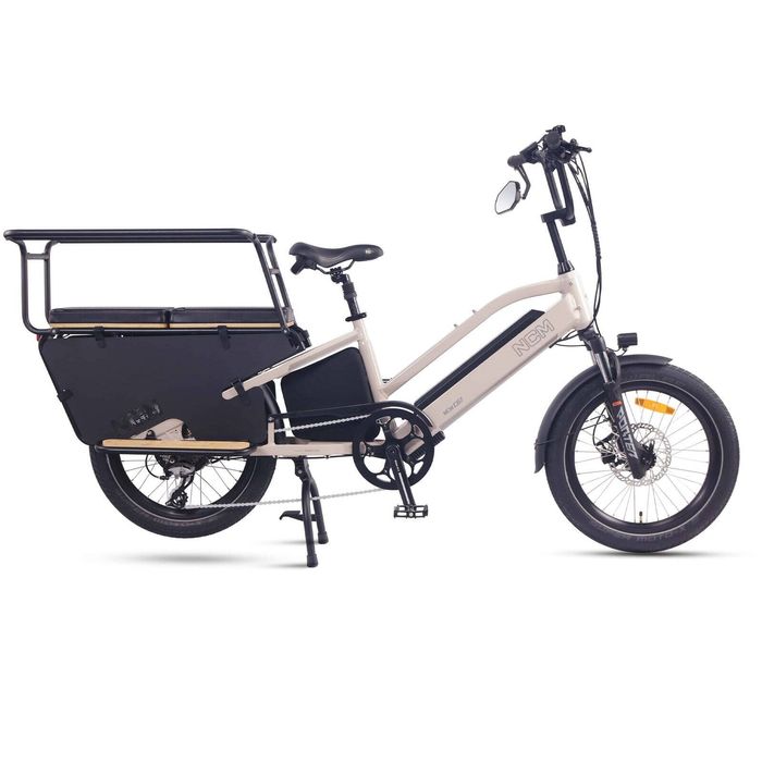 NCM CG7 Step Thru Cargo E-Bike, 250W, 48V 19Ah 912Wh Battery, Hydraulic Brakes [Sand 20"]