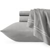 Renee Taylor Strada Embroidered 1000 Tc Egyptian Cotton Quilt Cover Sets Queen Silver White