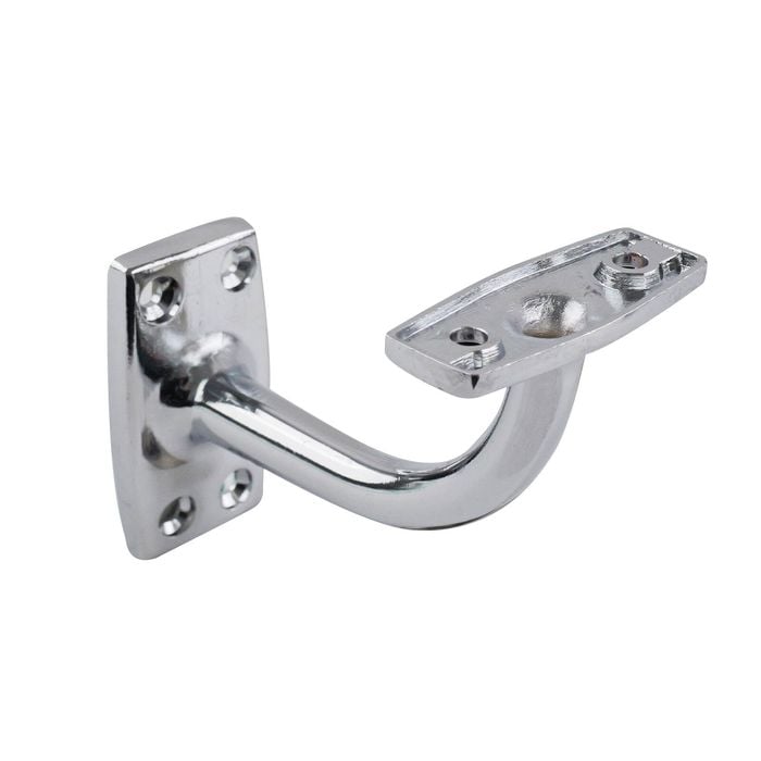 Carinya Chrome Flat Top Curved Handrail Bracket