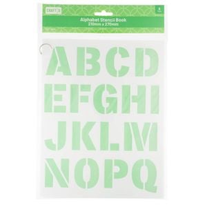 Crafted Alphabetic Stencil Book