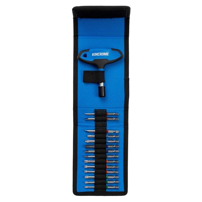Kincrome T-Handle Ratchet Bit Set - 15 Piece