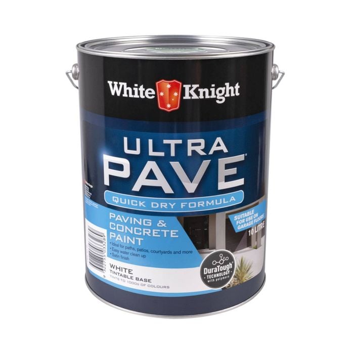 White Knight 10L White Ultra Pave Quick Dry Paving Paint