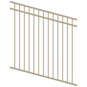ProtectorAl 350 - 1200 x 1200mm Paperbark Raked Up to 15º DTR All Up Pool Fence Panel