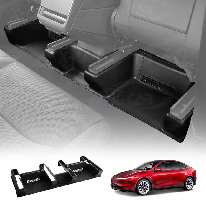 Under Seat Protector for Tesla Model Y Juniper 2025-Onwards Seat Rail Cover Anti-Kick Guard