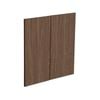 Kaboodle Walnut Modern Corner Base Cabinet Door - 2 Pack