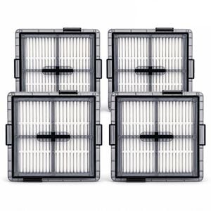 Hygieia Replacement Filters for Roborock Q10V+ Robot Vacuum Cleaner – 4 Pack