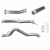 Ignite Exhausts Dpf Back For Mitsubishi Mr Triton 2.4l 3" With Hotdog Raw Aluminised Steel