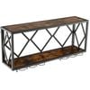 Costway 39 Bottles Wine Rack Wall Mounted Cellar Storage Display Shelf