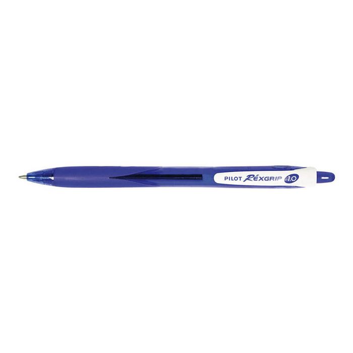 Pilot Rexgrip Begreen Retractable Ballpoint (Medium) (Blue)