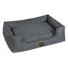 Pawz M Size Soft Plush Dog Bed in Grey