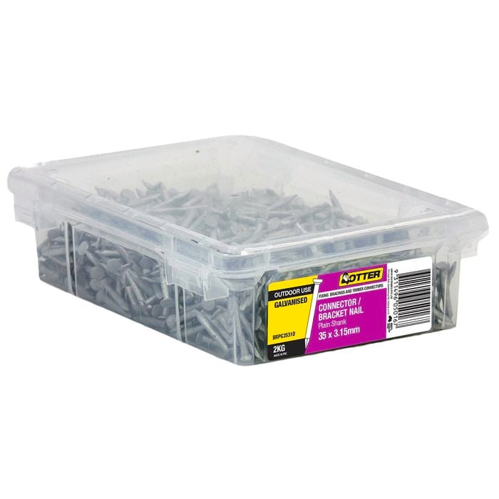 Otter 2kg 35 x 3.15mm Galvanised Connector / Bracket Nails