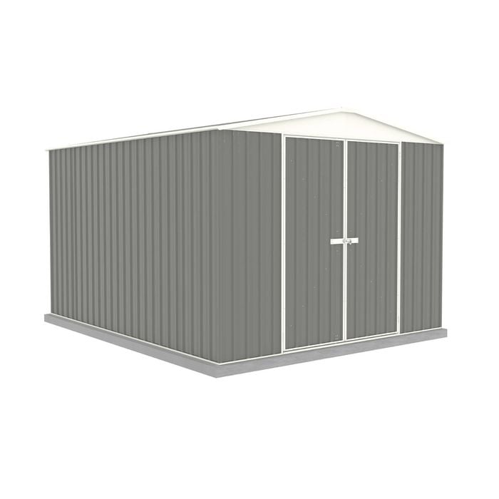 Absco Sheds 3.00mW x 3.66mD x 2.30mH Woodland Grey Double Door Highlander Garden Shed 