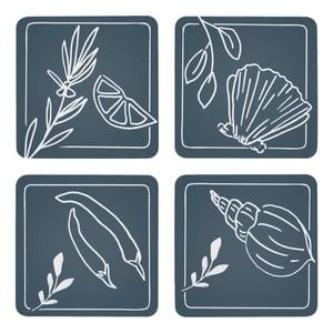 Ecology Feast Set Of 4 Coasters