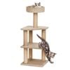 Advwin 101cm Cat Tree Tower Scratching Post Scratcher Condo House Bed Furniture Wood