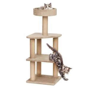Advwin 101cm Cat Tree Tower Scratching Post Scratcher Condo House Bed Furniture Wood