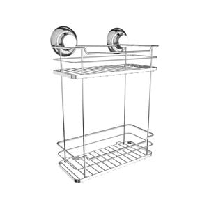 Naleon Chrome 2 Tier Rectangle Basket