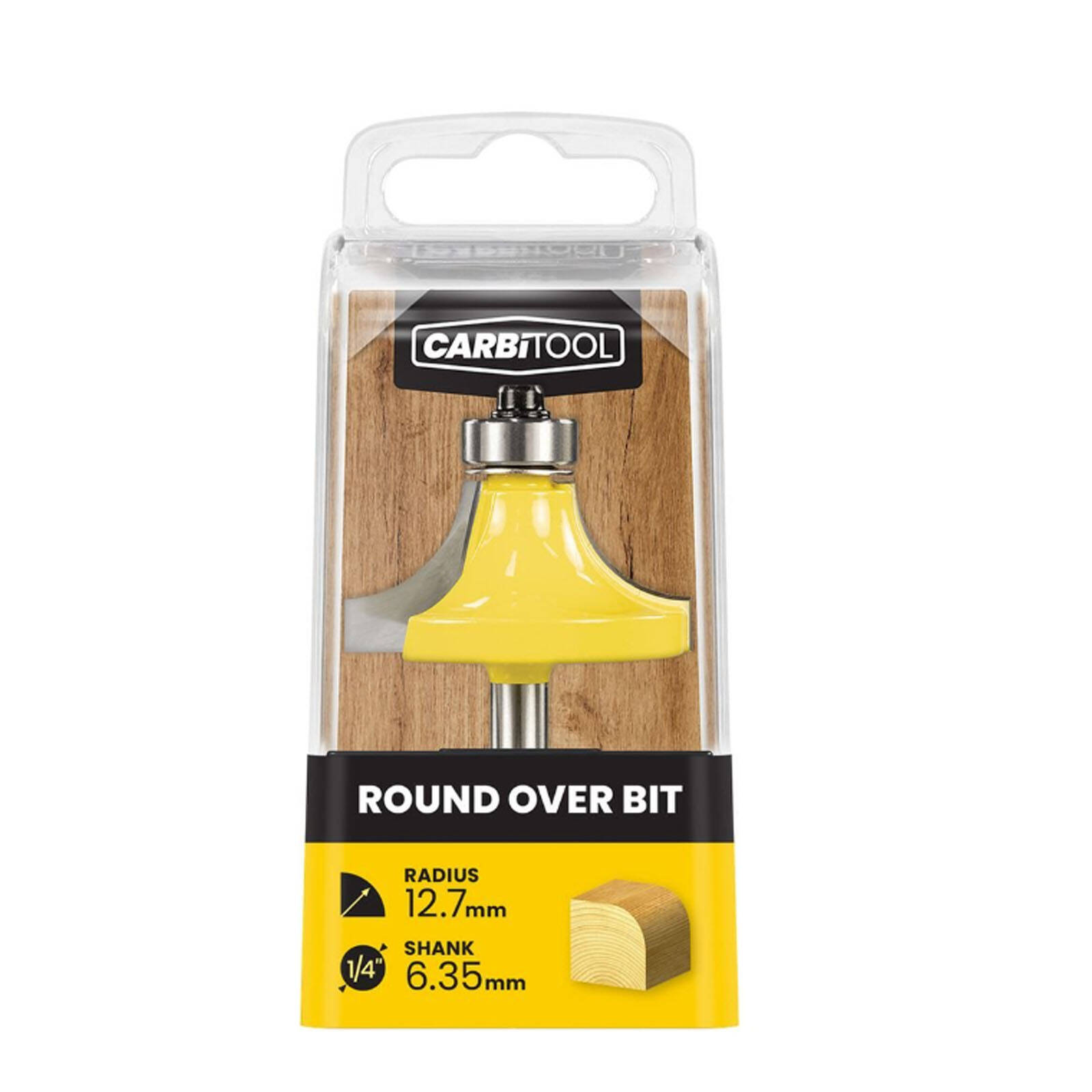 Carbitool 12.7mm RAD Round Router Bit