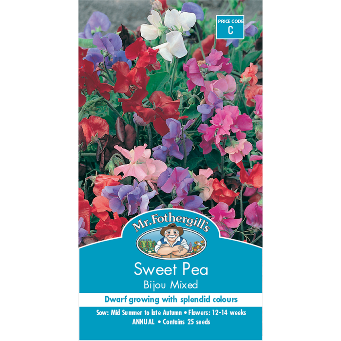Mr Fothergill's Sweet Pea Bijou Mixed Seeds