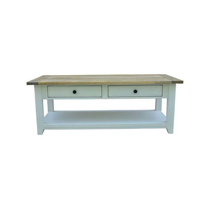 Lavasa Coffee Table 130cm 4 Drawers Farmhouse Furniture