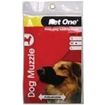 Dog Muzzle Adjustable Medium (Pet One)