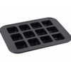 12pc Bakers Secret Brownie Pan Non Stick Square Chemical Free Dishwasher Safe