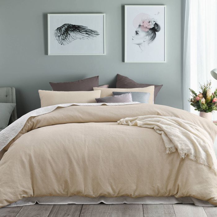 Accessorize Rotation Quilt Cover Set Natural - KB