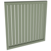 ProtectorAl 300-1000W X 300-1000H Pale Eucalypt Aluminium Welded Slat Panel Vertical 9mm Gap