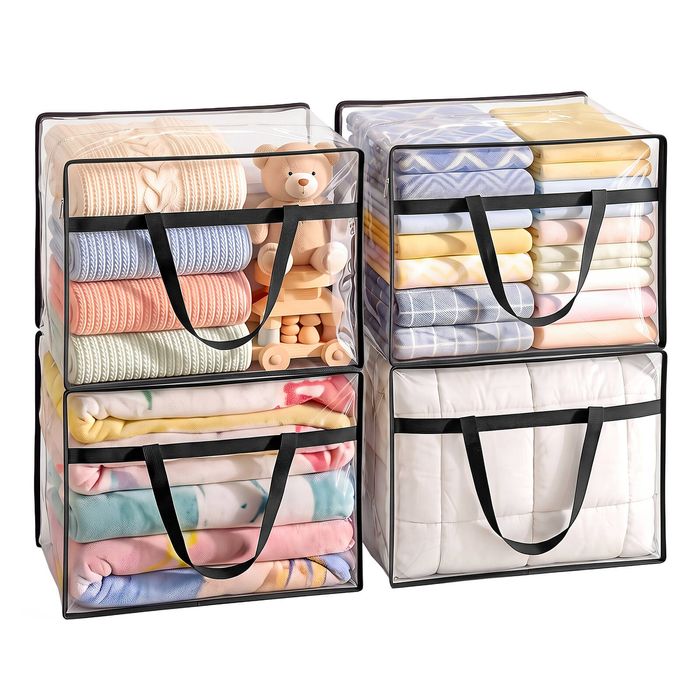 Artiss Blanket Storage Bags 4Pcs 40L PVC