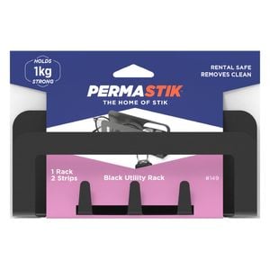 Permastik Black Matte Utility Rack