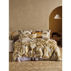 Linen House Double Marseille Honey Bedroom Quilt Cover Set