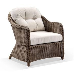 Plantation Outdoor Wicker Lounge Arm Chair