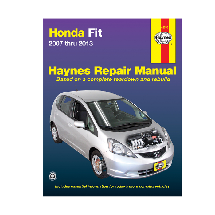 HONDA FIT 2007 THRU 2013 HAYNES REPAIR MANUAL PDF visual data 4